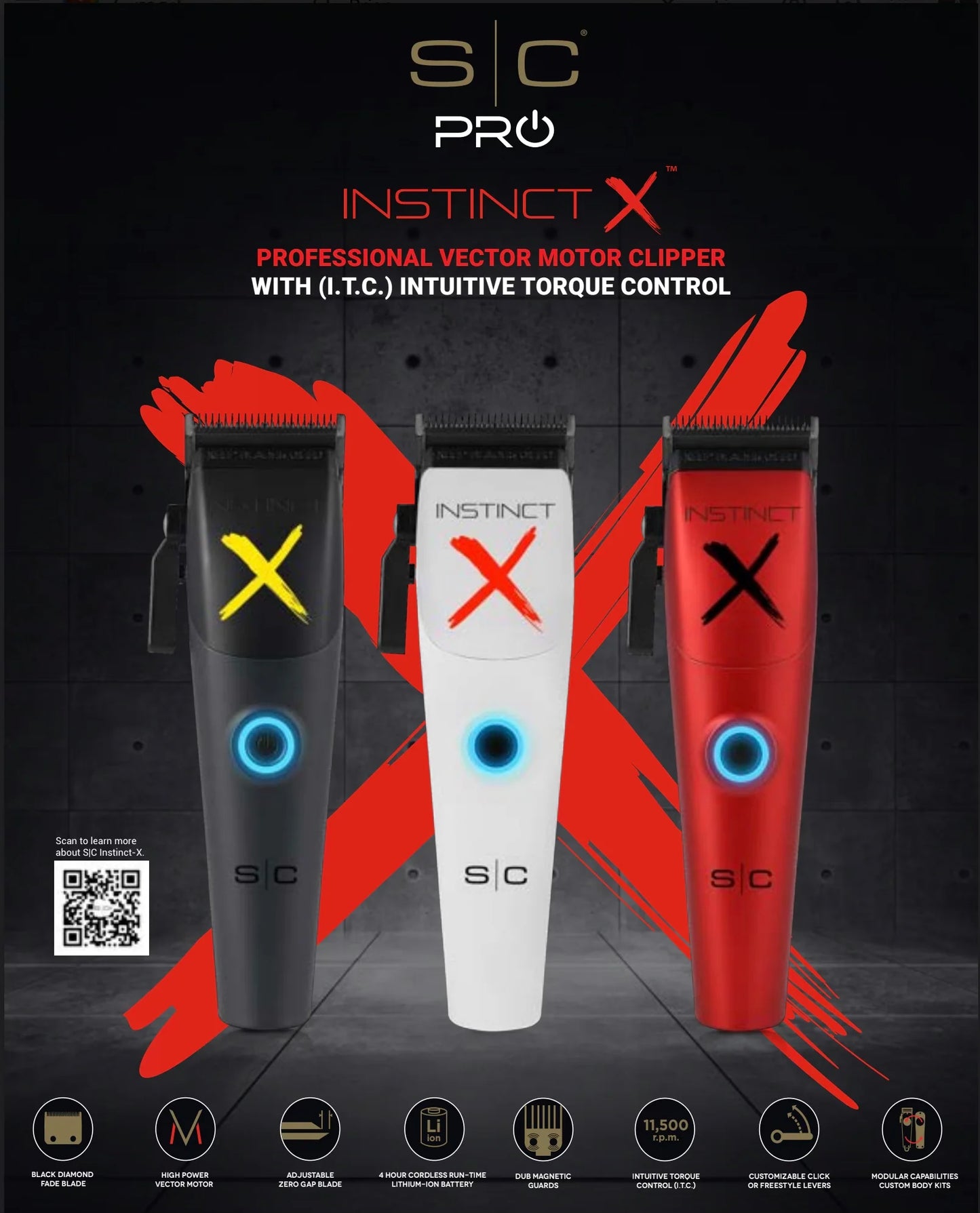 Stylecraft Instinct-X Clipper w/ Intuitive Torque Control
